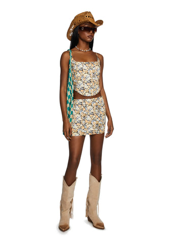 Among Wildflowers Corset Top