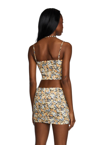 Among Wildflowers Corset Top