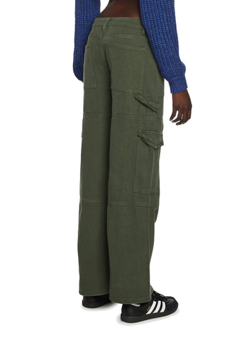 Ember Denim Cargo Pants - Olive