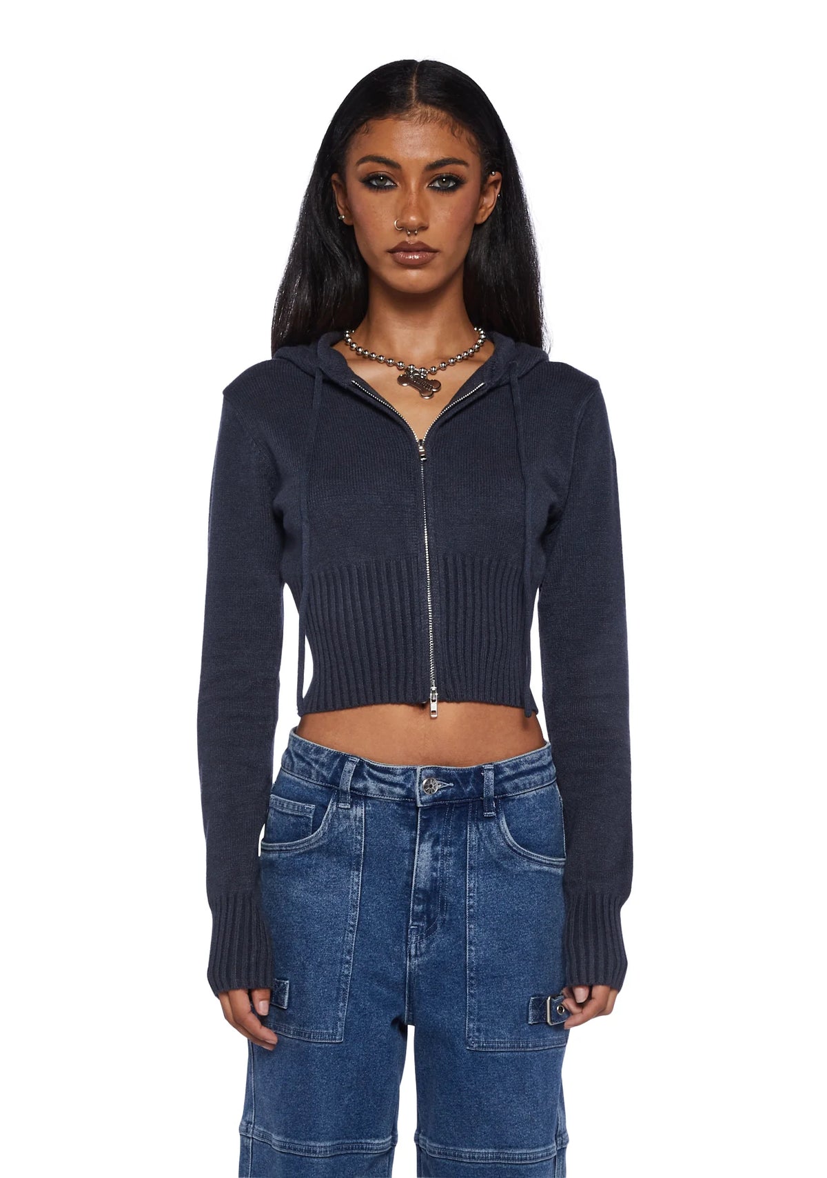 Desiree Knitted Hooded Cardigan