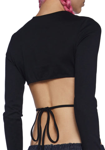 Pixy Open Back Top