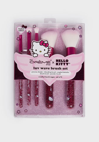 Hello Kitty Y2K Luv Wave Brush Collection