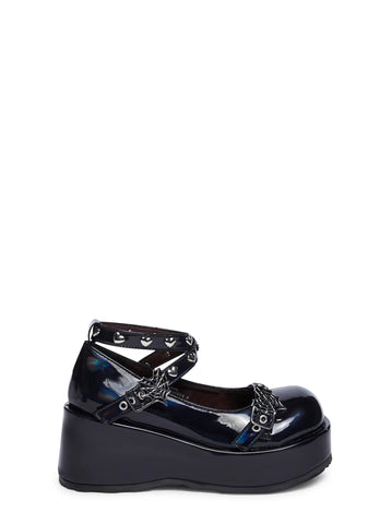 Cubby-25 Platform Mary Janes