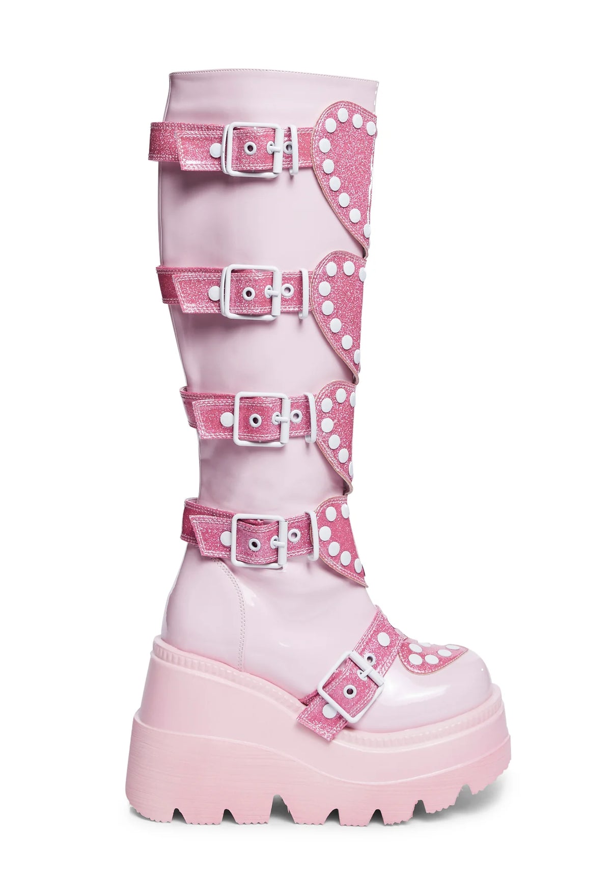 Shaker-210 Platform Boots - Pink