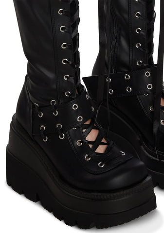 Shaker-325 Thigh High Boots