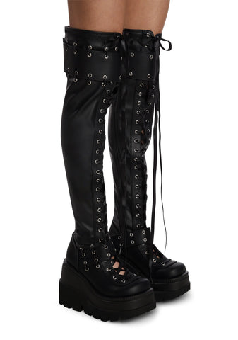 Shaker-325 Thigh High Boots