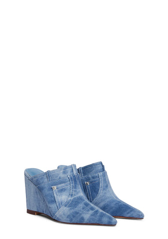 Sonny-4 Denim Wedges