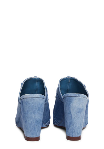 Sonny-4 Denim Wedges