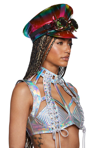 Infinite Illusion Light Up Goggle Hat - Rainbow