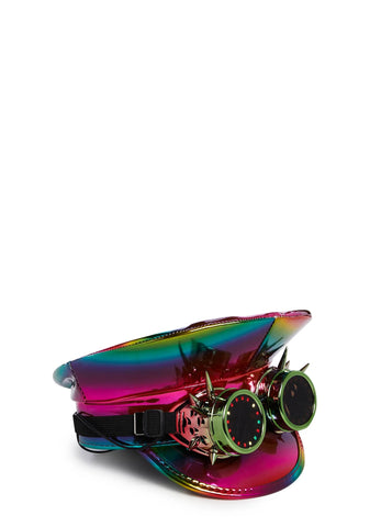 Infinite Illusion Light Up Goggle Hat - Rainbow