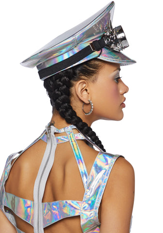 Infinite Illusion Light Up Goggle Hat - Holographic