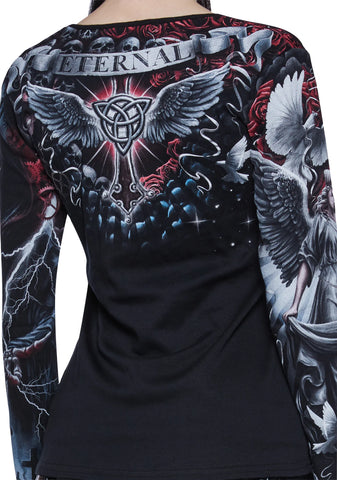 Life And Death Cross Baggy Top