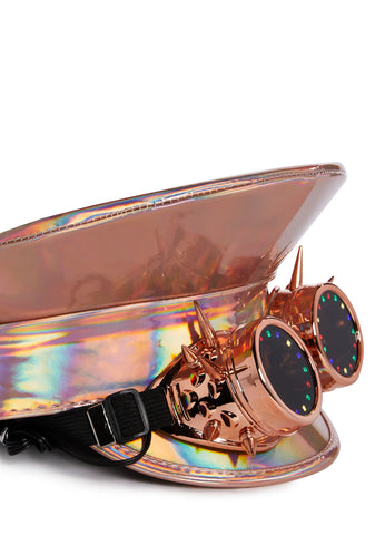Infinite Illusion Light Up Goggle Hat - Rose Gold