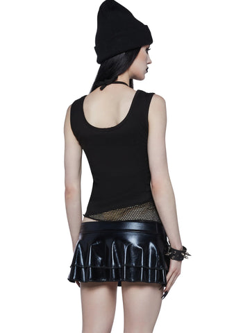 Bat Cat 2-in-1 Mesh Top