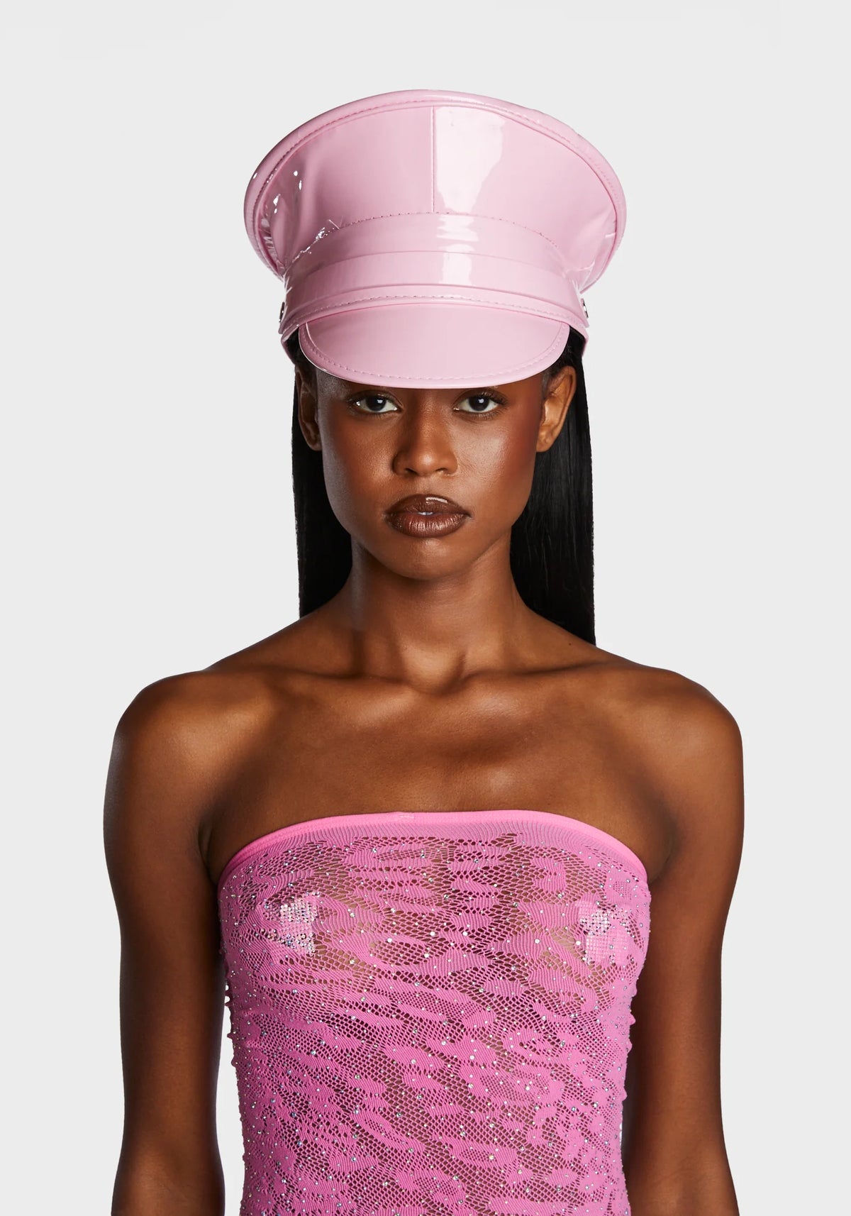 Strap Captain Hat - Pink