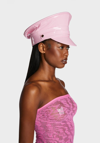 Strap Captain Hat - Pink