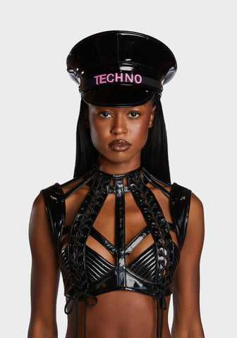 Techno Patent Captain Hat