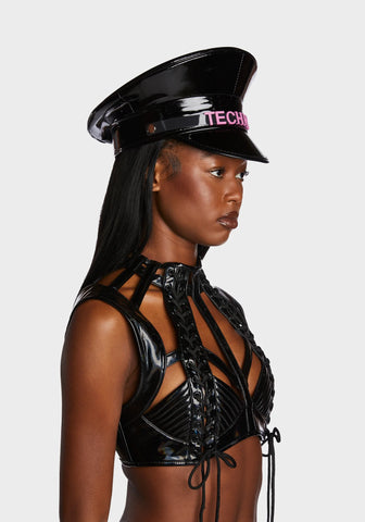 Techno Patent Captain Hat