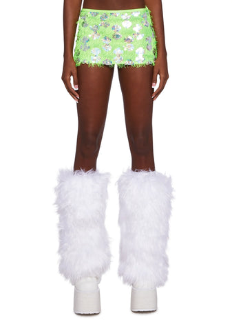 Neon Nights Mini Skirt