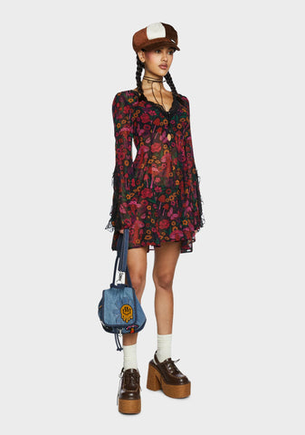Daydreamer Floral Mini Dress - Multi