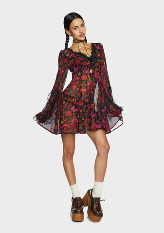 Daydreamer Floral Mini Dress - Multi