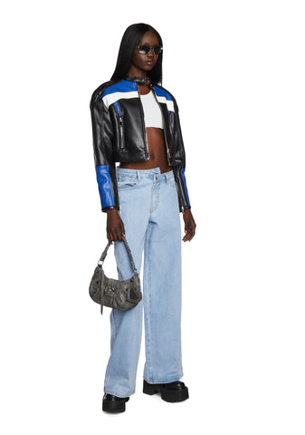 Asymmetric Baggy Jeans