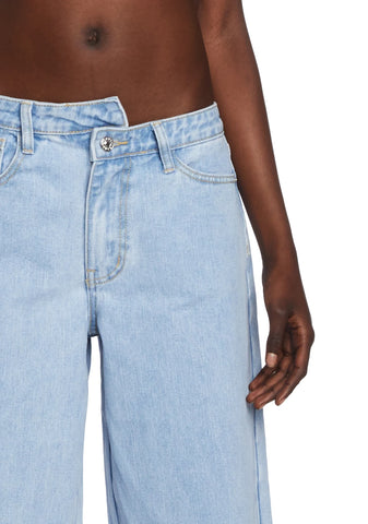 Asymmetric Baggy Jeans