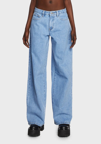 Low Rise Baggy Jeans