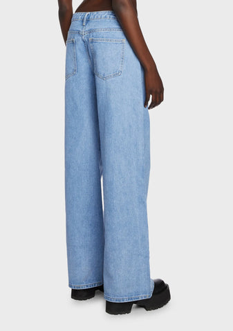 Low Rise Baggy Jeans