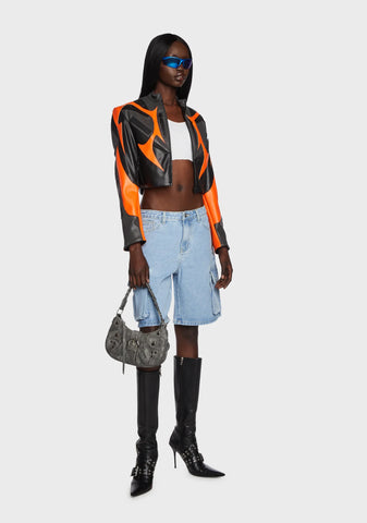 Mid Rise Bermuda Shorts