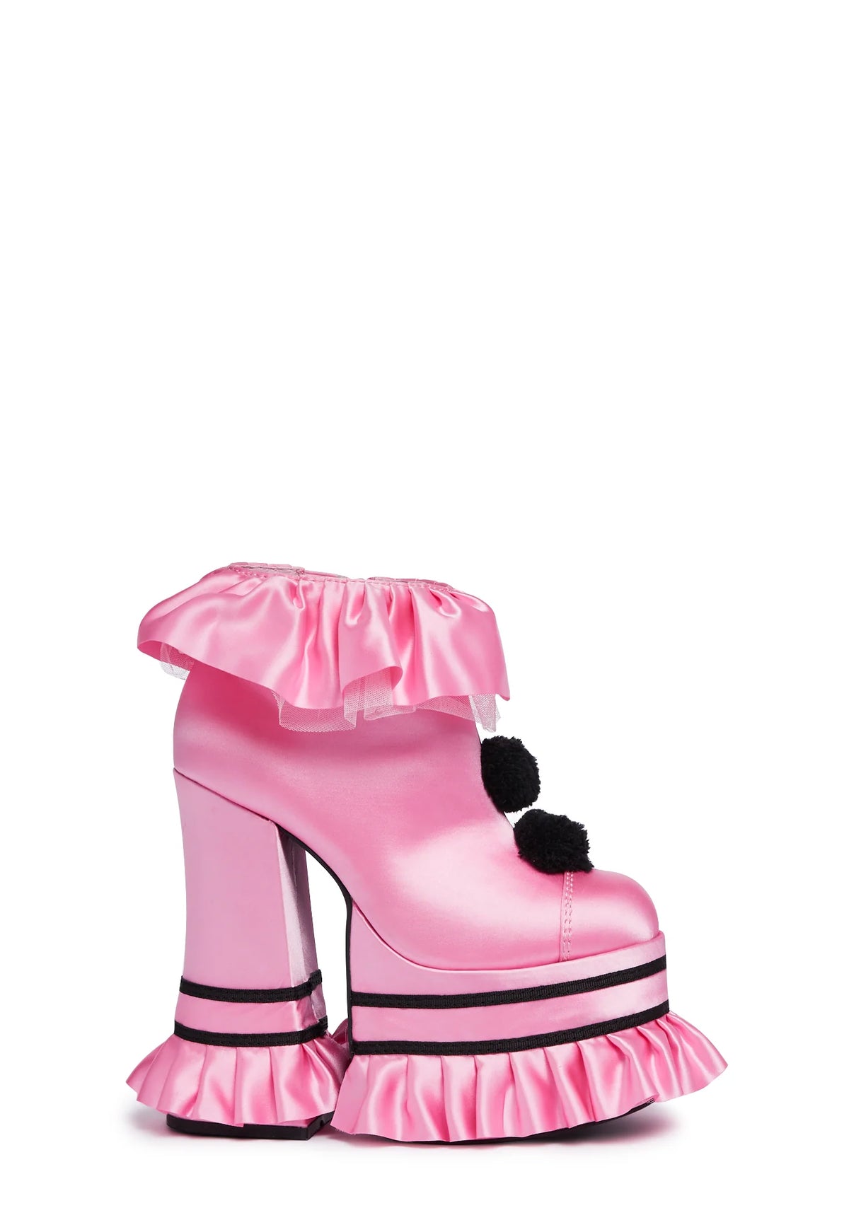 Killer Clown Platform Booties - Pink