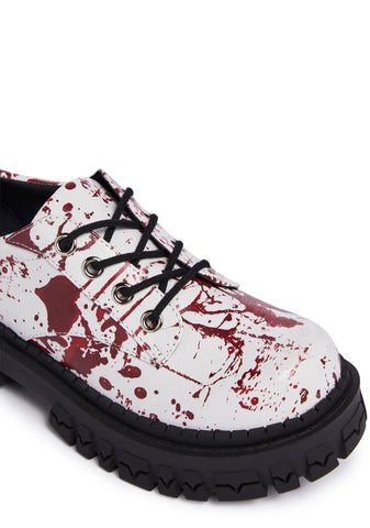 Teen Craft Oxford Shoes - Scream Queen