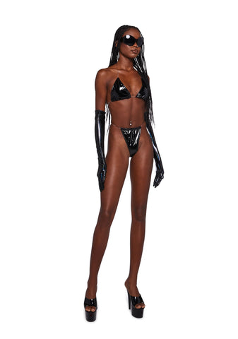 Selective Exposure Bikini Set - Black