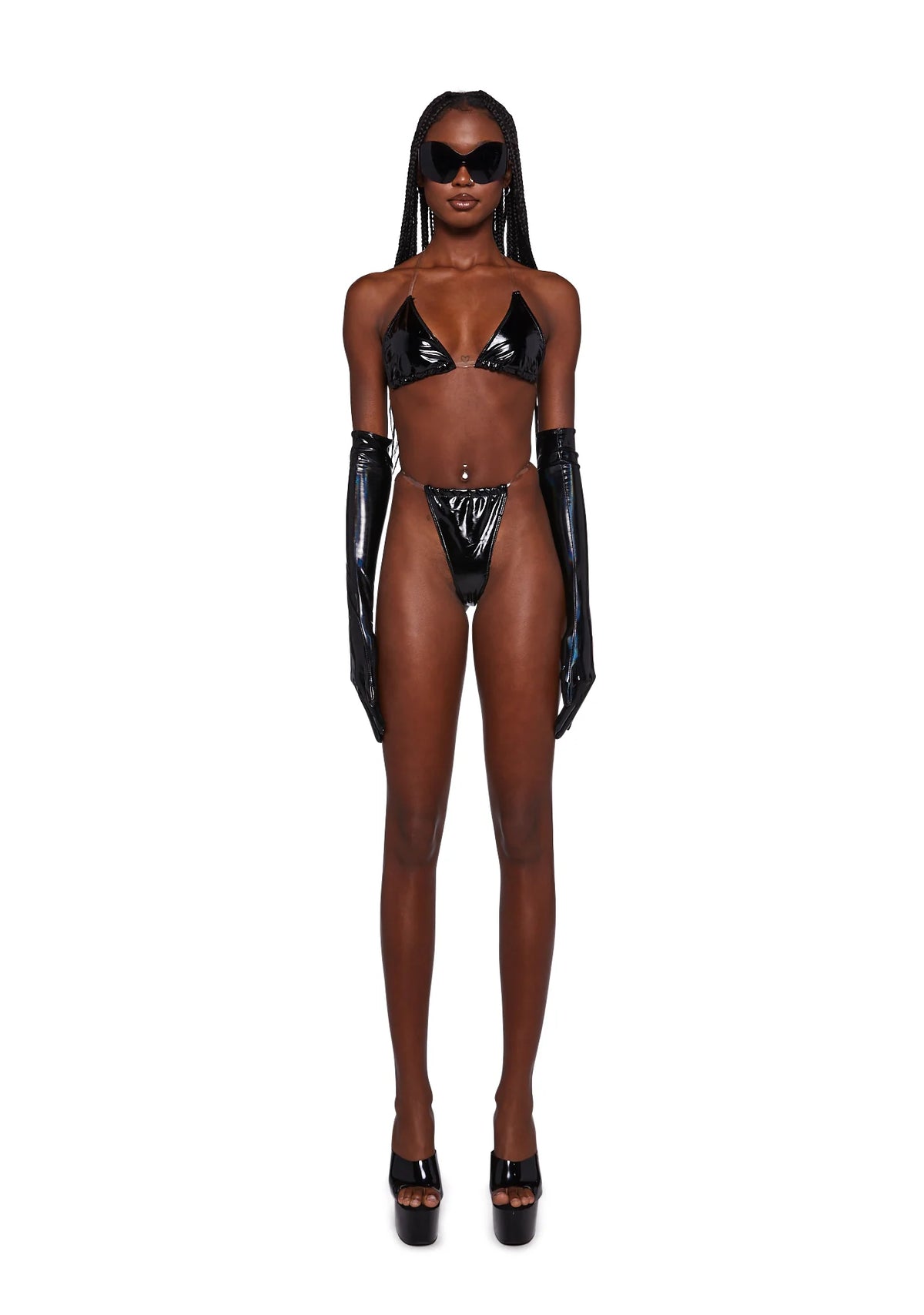 Selective Exposure Bikini Set - Black