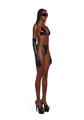Selective Exposure Bikini Set - Black