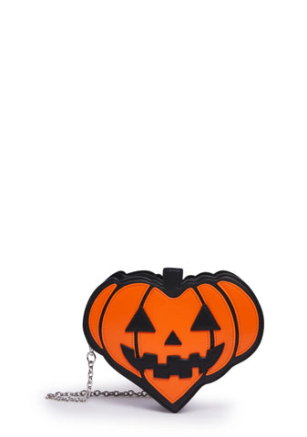 All Squashed Up Crossbody Bag - Orange