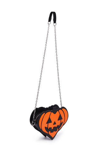 All Squashed Up Crossbody Bag - Orange