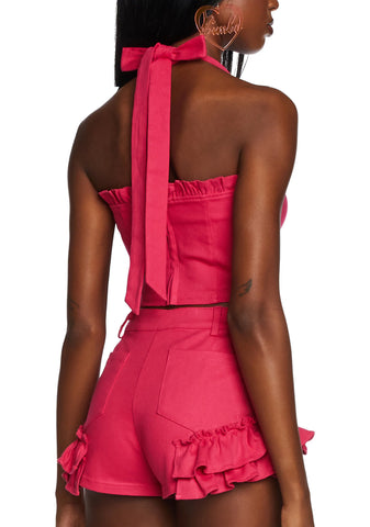 Charm Setter Halter Top