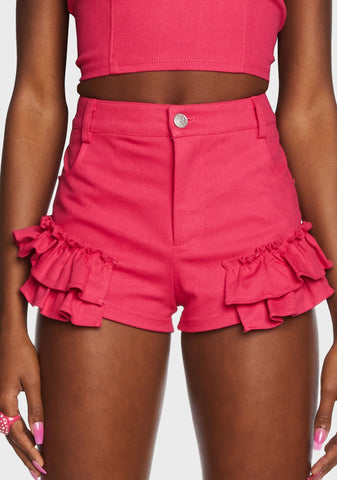 Charm Setter Ruffled Shorts