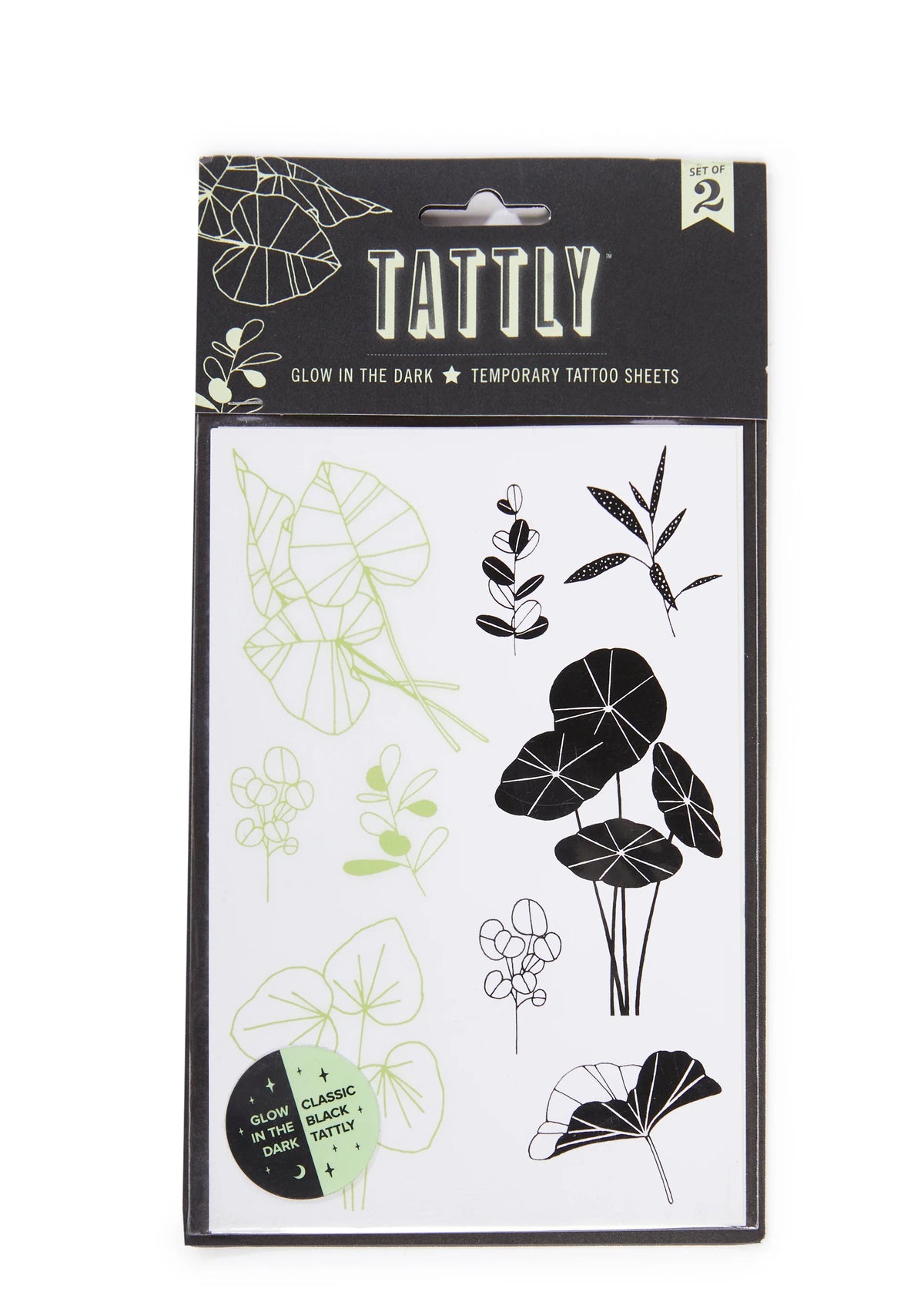 The Glowing Garden Tattoo Sheet