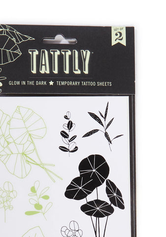The Glowing Garden Tattoo Sheet