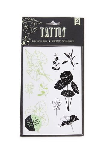The Glowing Garden Tattoo Sheet