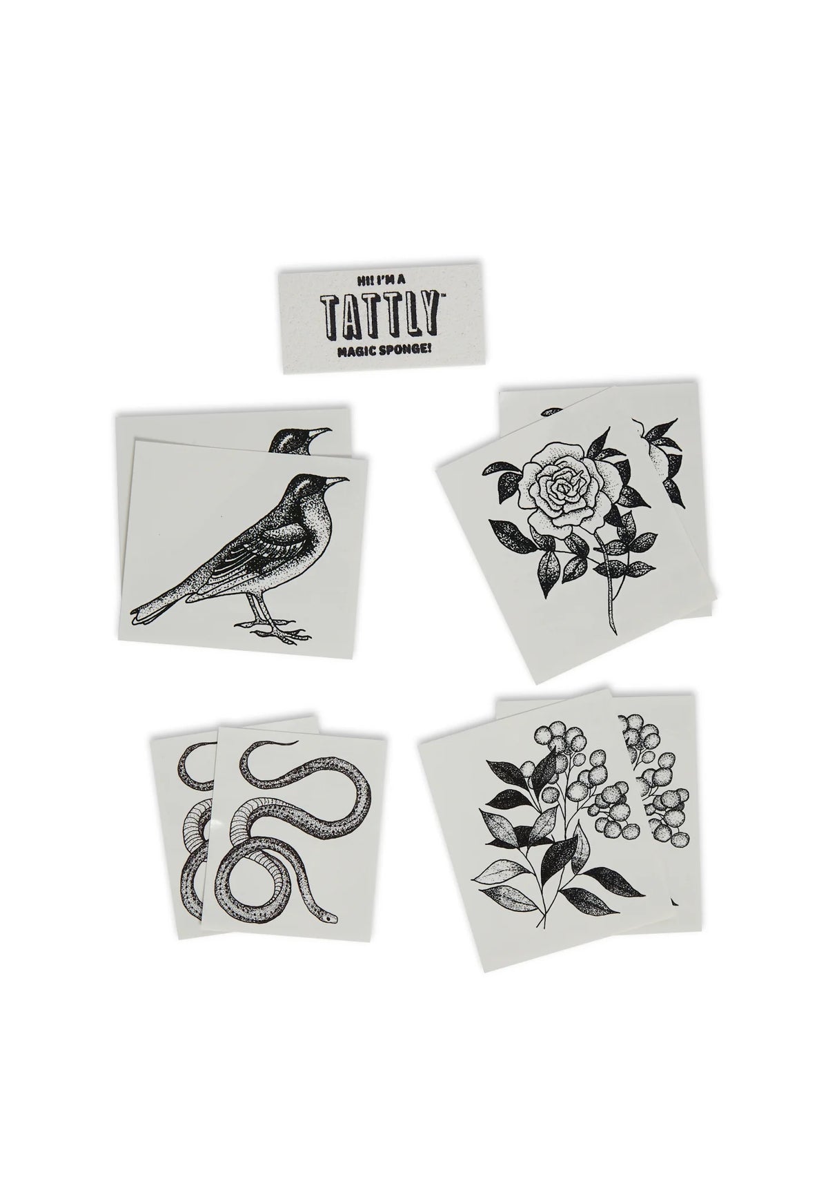 Whispers of Wildflowers Tattoo Set