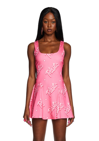 Life Is Plastic Mini Dress