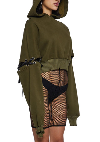 Street Days Cropped Hoodie