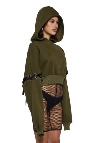 Street Days Cropped Hoodie