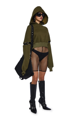 Street Days Cropped Hoodie