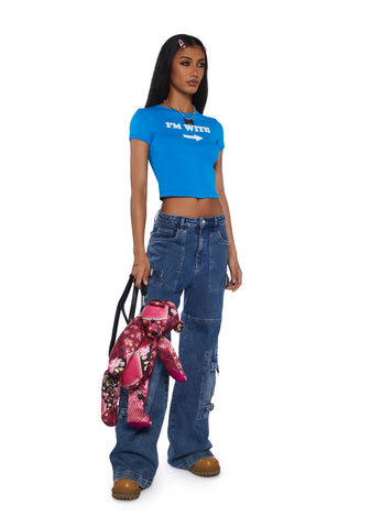 I’m With Stupid Graphic Tee