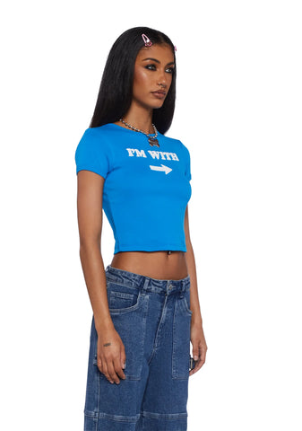 I’m With Stupid Graphic Tee