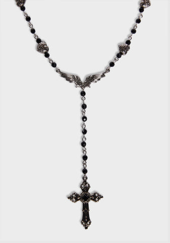 Answered Prayers Rosary Necklace